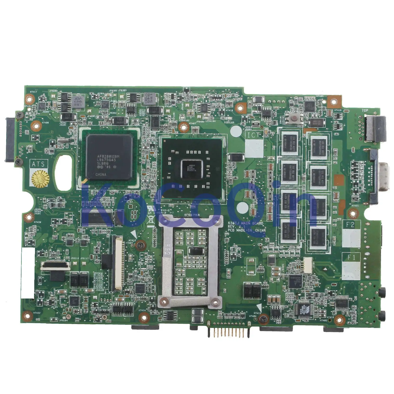 KoCoQin Laptop motherboard For ASUS K50IJ K40IJ K60IJ X5DIJ P81IJ P50IJ K40IN K50IN K40AB K50AB K50AF  60-NVJMB1100 Mainboard