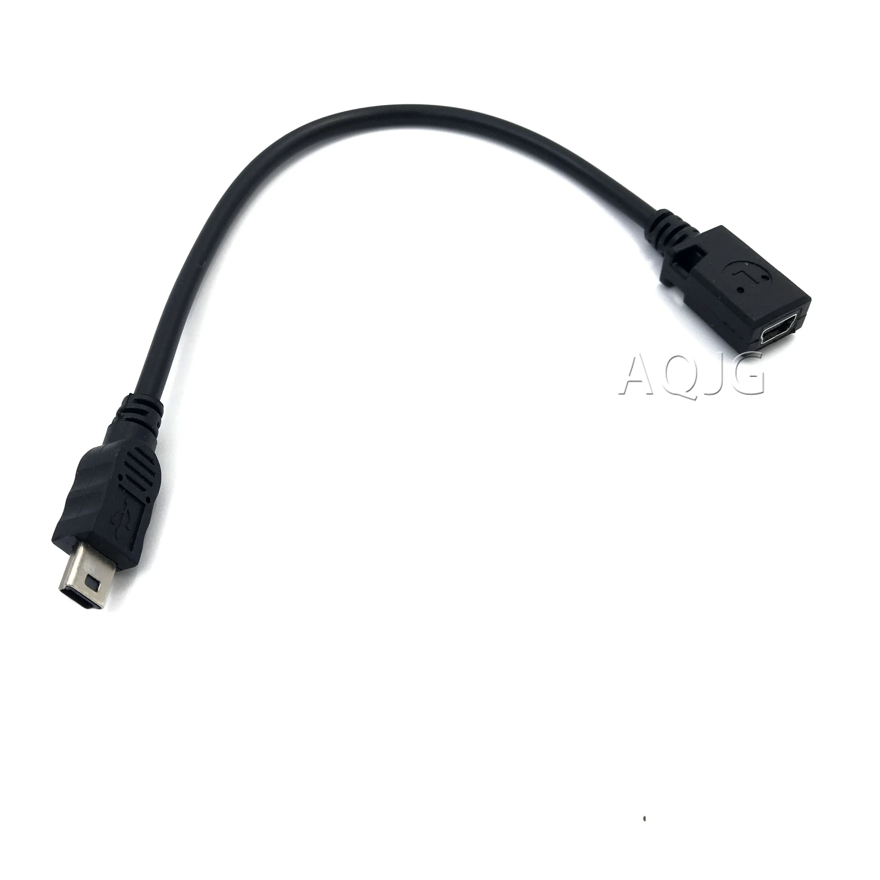 10cm Mini USB B typ 5pin męski na Mini USB żeńskie Mini USB rozszerzenie męskie i żeńskie kabel AQJG