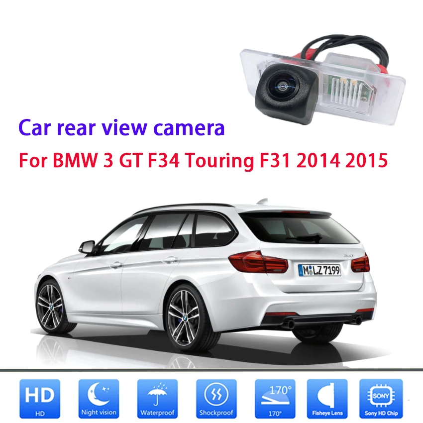 

Камера заднего вида для BMW 3 GT F34 Touring F31 2014 2015, беспроводная, Full HD, ночное видение