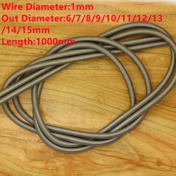 2PCS 1 Meter Small Thin Long Flexible Tube Extension Compression Spring 1mm Wire Diameter Various Outer Diameter Options 1000mm