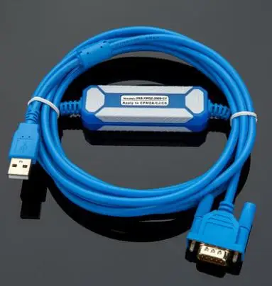 Upgraded PLC Programming Cable USB-XW2Z-200S-VH for  CQM1H / CPM2C Series USB To RS232 for COM1/cm2a/cs/cj