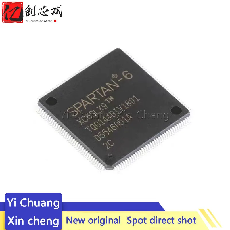 

1PCS New Original XC6SLX9-2TQG144C LQFP-144 I/O 102 FPGA chip