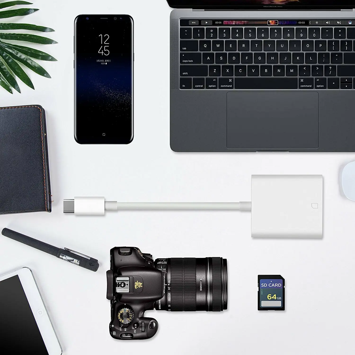 USB C SD Kartenleser Typ-C zu SD Karte Kamera Reader Adapter für Apple 8 iOS + für macbook Handy Smart-Telefon Samsung Huawei