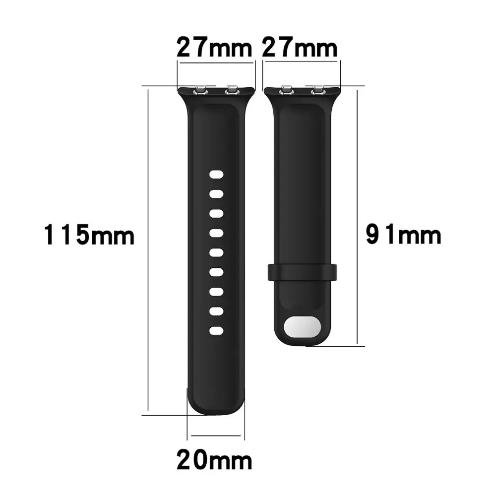 Soft Silicone Watch Strap For Oppo Watch 41mm 46mm Watchband New Wristband Sport Band Bracelet For Oppo Watch 46mm 41mm