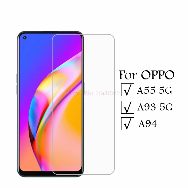 

3-1PC Tempered Glass For OPPO A93 5G PEHM00 A55 5G PEMM00 PEMM20 Screen Protector 9H Protective Glass For OPPO A94 CPH2203 Film