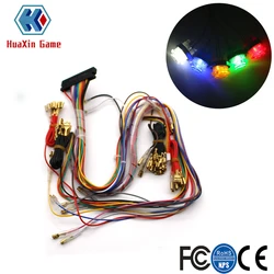 Arcade 40 Pin Cabinet Wire Harness PCB Cable For Coin acceptor Sanwa joystick LED push buttons family Pandora box Game Consoles