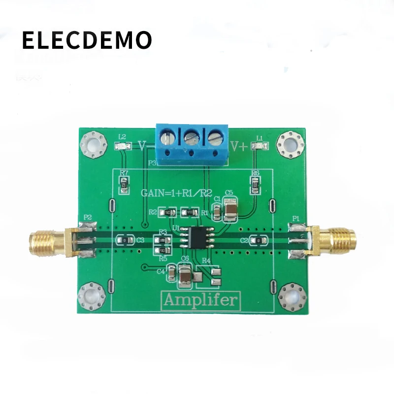 THS4271 Module High Speed Wideband Op Amps Voltage Amplifiers In-Phase Amplifier 1.4G Bandwidth Product Function demo Board