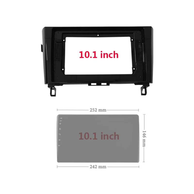 9/10 Inch Car Radio Head Unit Fascia For NISSAN X-Trail/Qashqai/Rogue 2014+ Auto Stereo Dash Panel Mount Trim Frame Kit