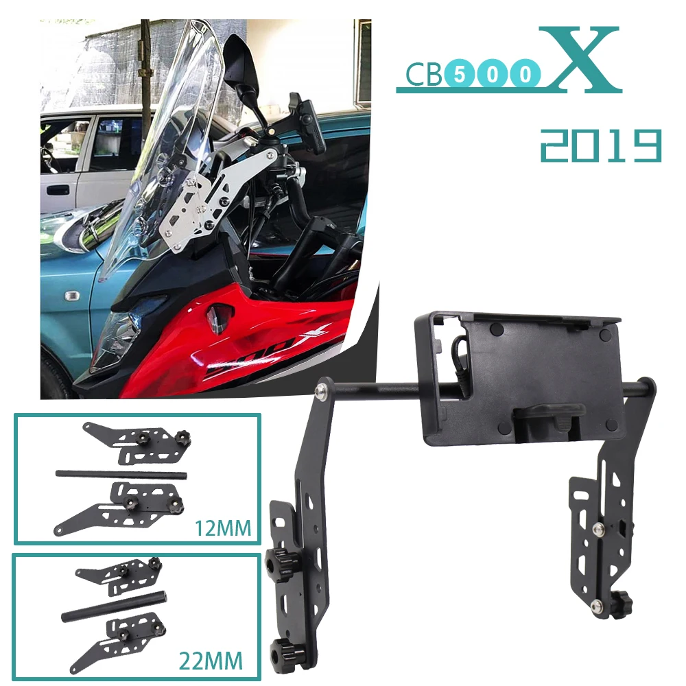 

For Honda CB500X CB 500 X CB 500X 2019 New Motorcycle Accessories GPS Navigation Plate Bracket Self-adjusting screen support