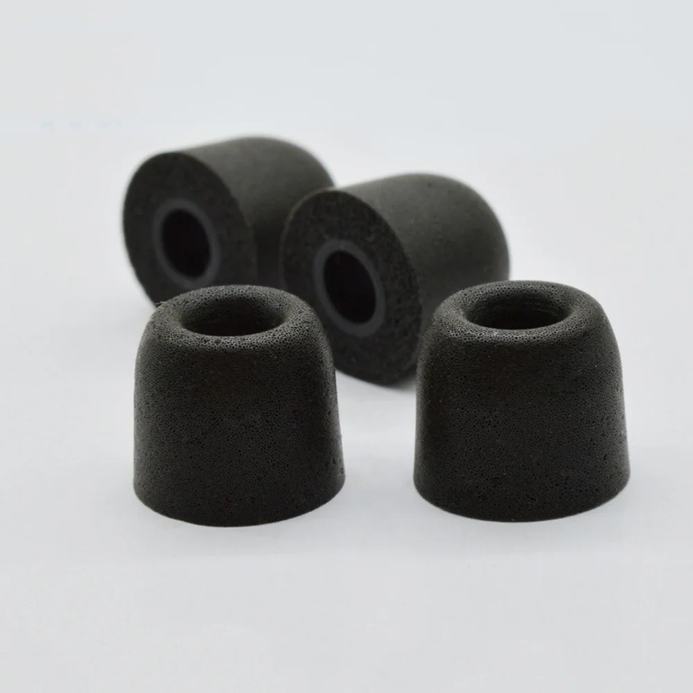 Embouts d'écouteur en mousse de qualité supérieure, isolation phonique, remplacement d'écouteur T-200 (noir), remplacement d'écouteur noir, 10 pièces