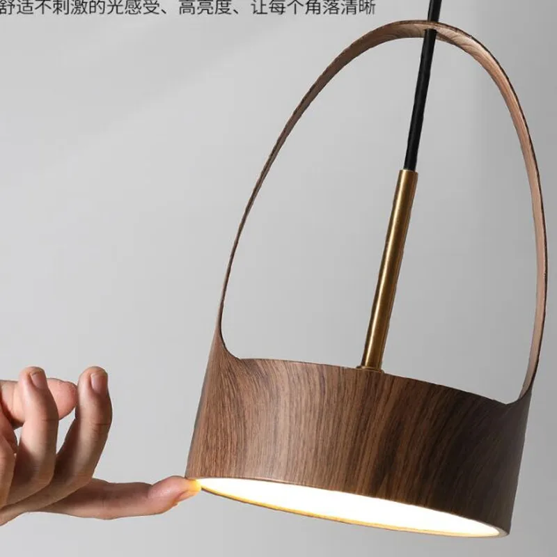 

Bedside small chandelier modern minimalist Chinese bedroom lamp Nordic dining room lamp dimming living room decorative lamps