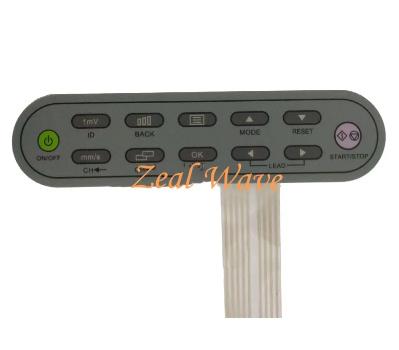 

For Bangjian ECG101A Ecg300a Ecg300g Electrocardiograph Key Membrane Panel Key Button Board Accessories