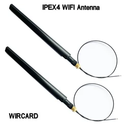 WIRCARD 30CM IPEX4 to SMA Antenna  IPEX1 Antenna For WIFI Card 4G Module