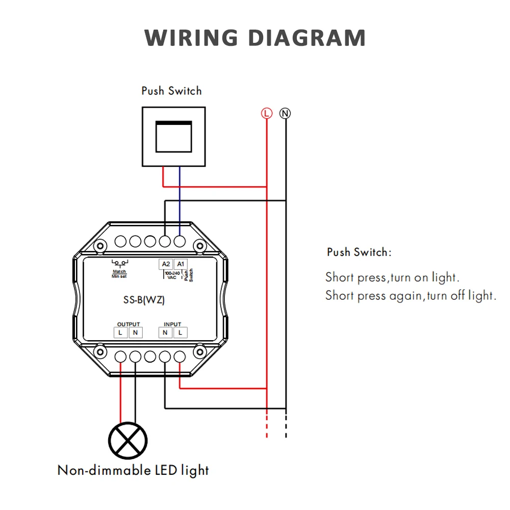 Imagem -05 - Interruptor Tuya Zigbee sem Neutro ac 110v 220v Smart Life App 2.4g rf Remoto ac Push on Off Luz de Controle de Voz Interruptor de Parede Ss-b wz