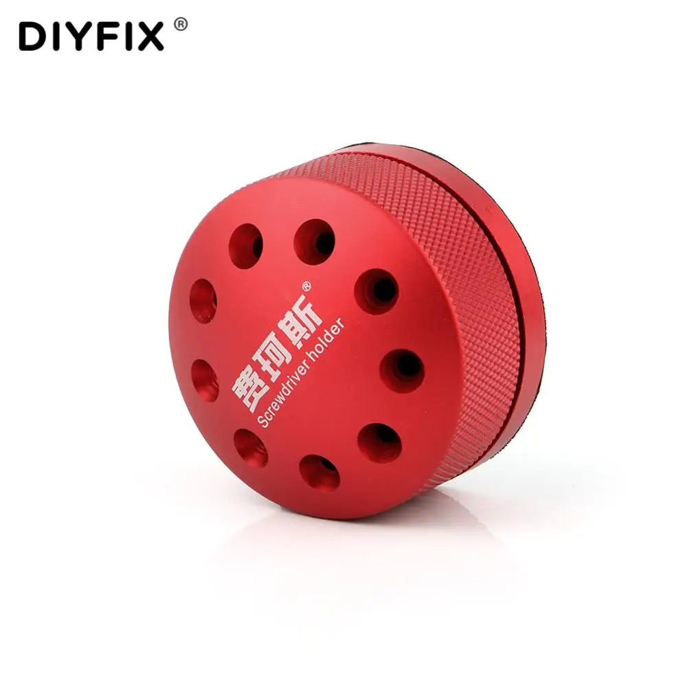 DIYFIX 360 ° di Rotazione Cacciavite Magnetico Supporto Del Telefono Mobile Parti di Riparazione Strumento di Dialogo Component Box Storage Mensola Per cacciaviti