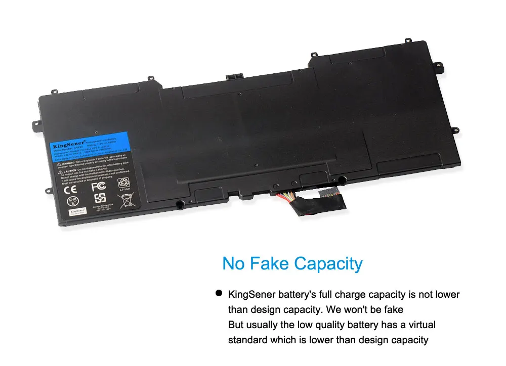 7.4V 55WH Kingsener C4K9V Laptop Battery for DELL XPS 13 9333 L322X 13-L321X L221x 9Q33 3H76R Y9N00 0Y9N00 489XN PKH18 0PKH18