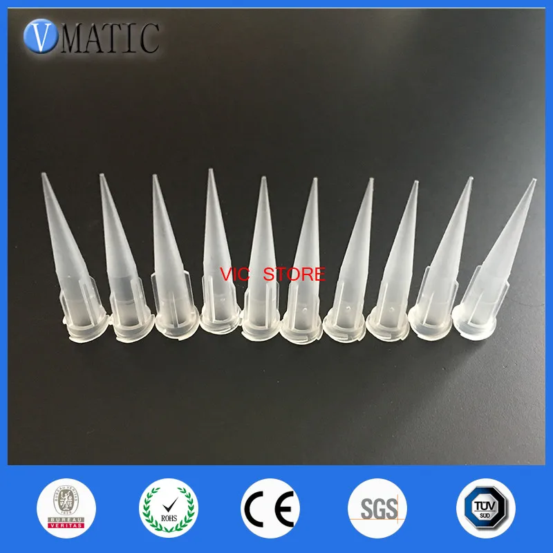 Free Shipping 100Pcs 27G Luer Lock Glue Dispensing Plastic Needle Tips TT Tapered Needle With Clear Color