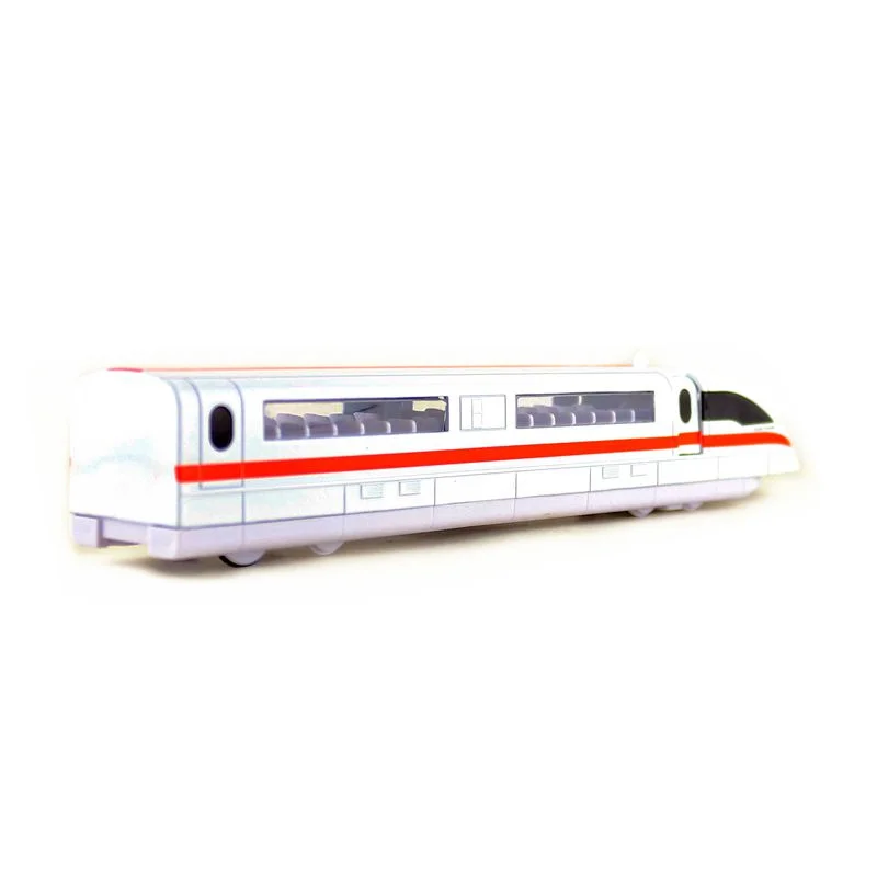 Hot 1:87 Maglev train alloy model,simulation sound and light pull back toy,children's high-speed rail model,free shipping