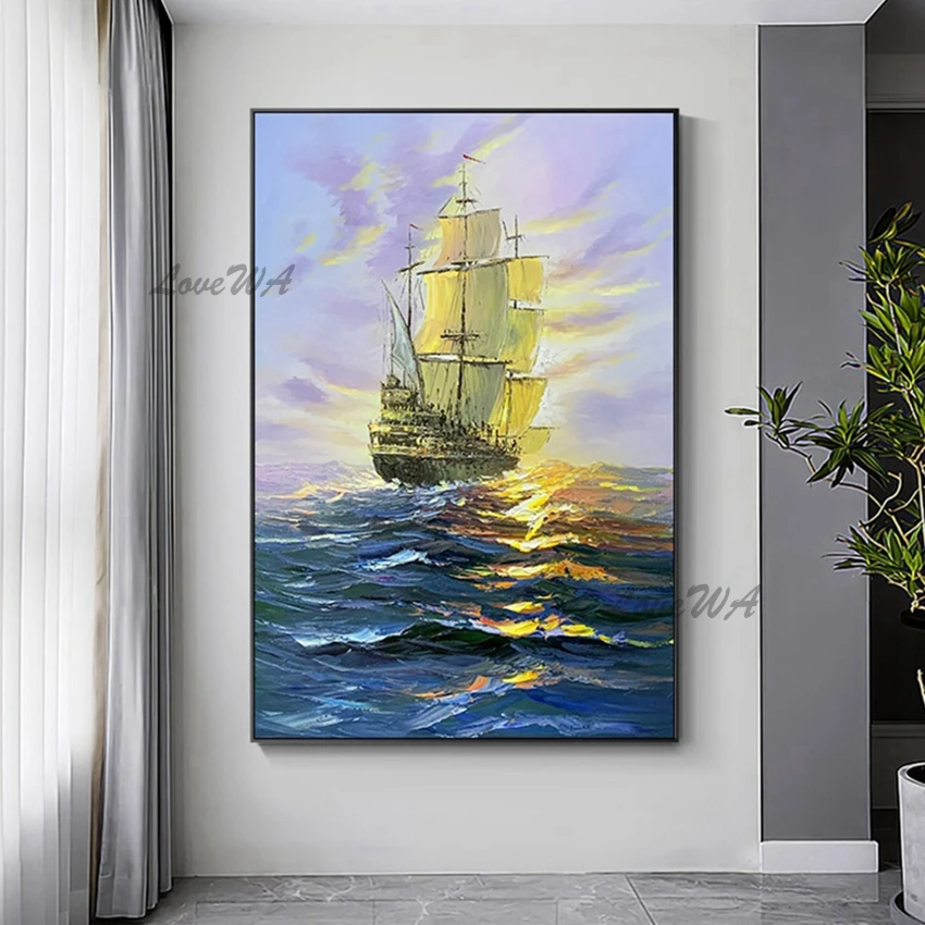 Framless Gold Foil … - image