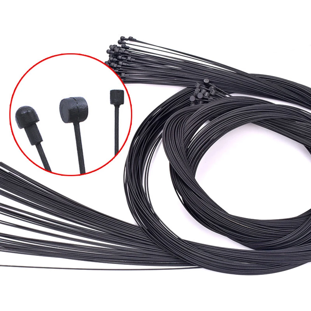 1 Buah Kabel Sepeda Pengganti Berlapis untuk Sepeda MTB Kabel Rem Pemindah Jalan Rem Belakang Depan Kabel Rem 2100Mm 1550Mm 1700Mm 1100Mm