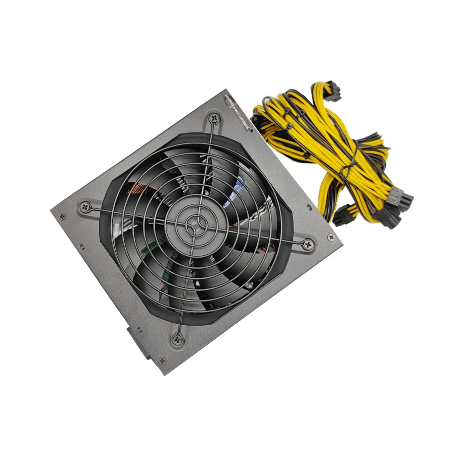 Imagem -03 - Fonte de Alimentação de Mineração de Antminer 2000w Psu Ethereum Antminer s9 Fonte de Alimentação de Mineração 12v Psu com 10 Peças Pci-e 6pin Cabos