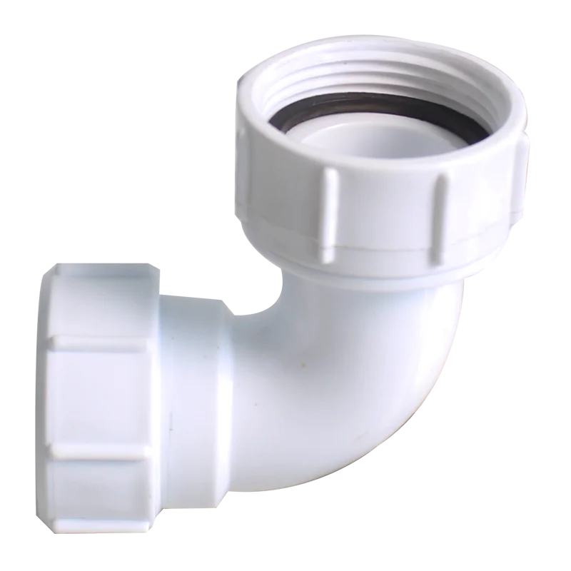 Talea Toilet Washbasin Right Angle Adapter 32mm Straight Pipe Variable Angle Fitting 90MM Connector QS565