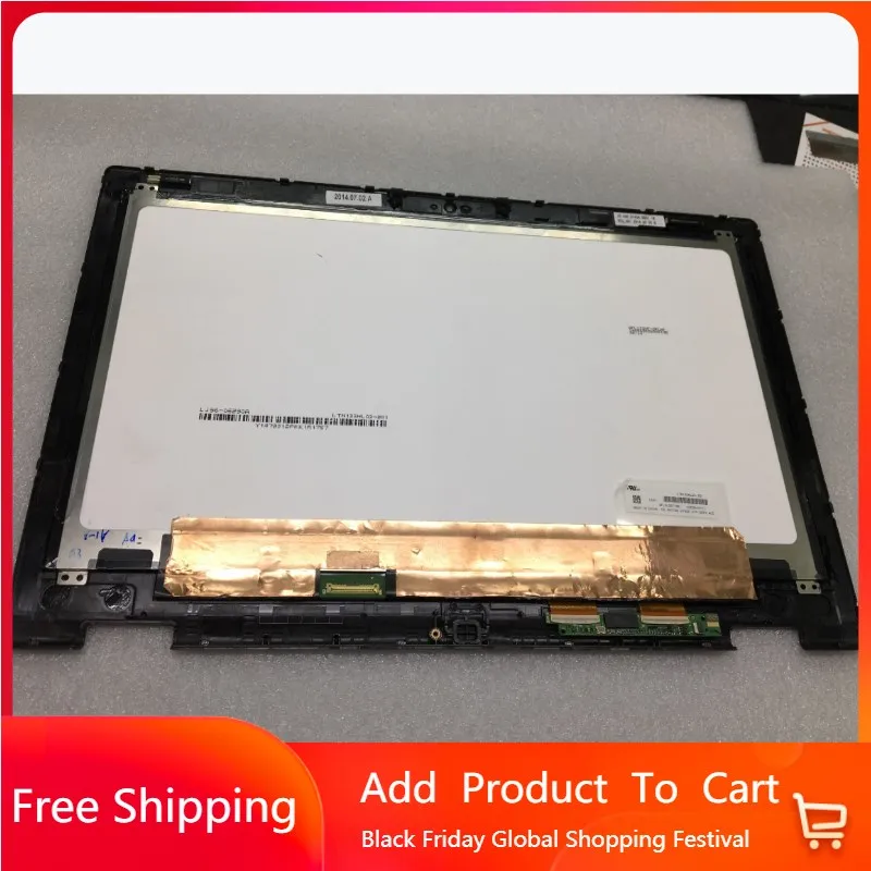 

13.3'' inch LCD Screen LTN133HL03-201 For Dell Inspiron 7347 7348 P57G 13.3" LCD Screen Touchscreen Digitizer GMYMT With Frame