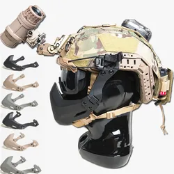 Masque demi-joint chaud pour casque Dulhelmet, casque d'armée extérieur, masque pliant Airsoft, accessoires