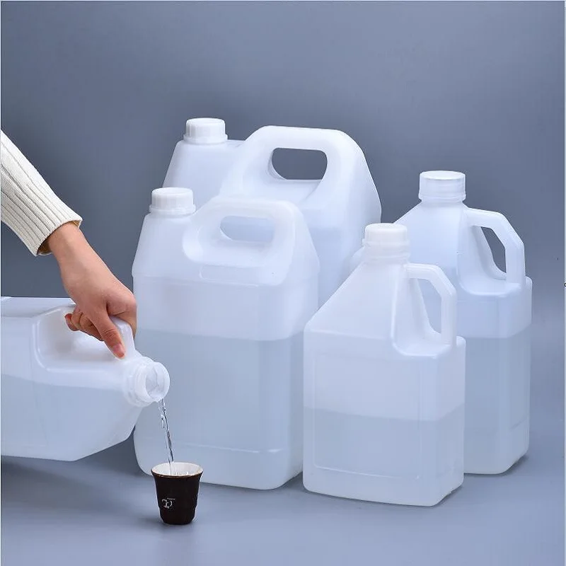 2.5 liter Food Grade plastic jerry can for water wine sauce Leakproof Liquid container Square Bottle Thicken 1PCS