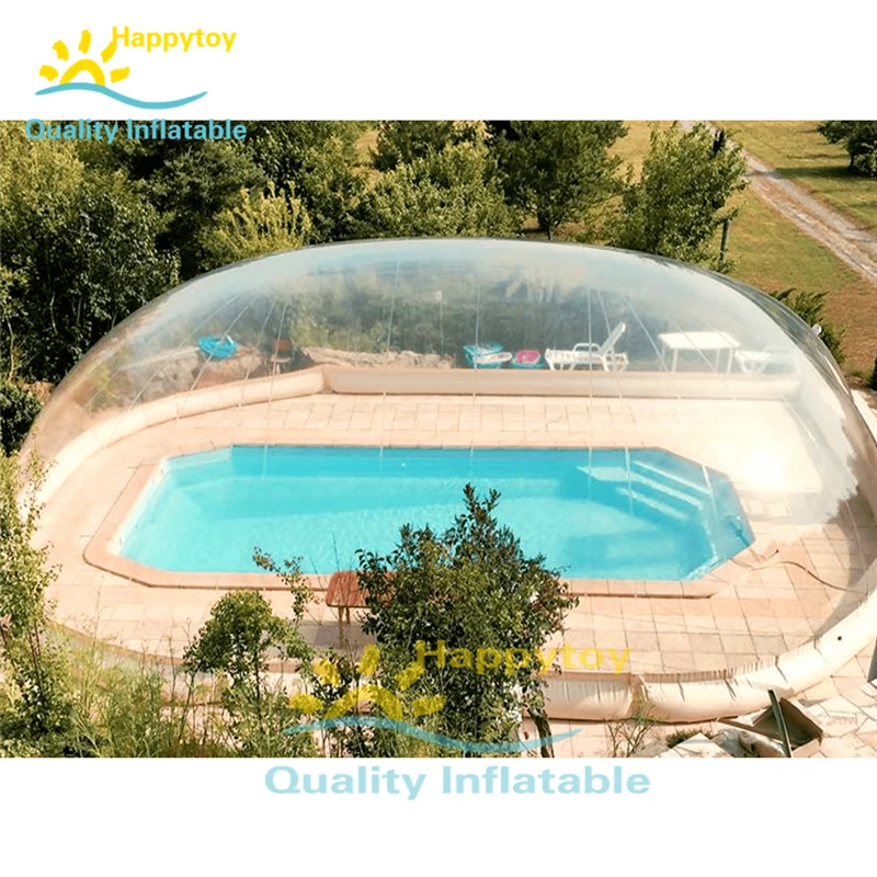 

Outdoor Withstand Wind Provide Pools Clear Inflatable Pool Dome Tents For Cover Pool Tent