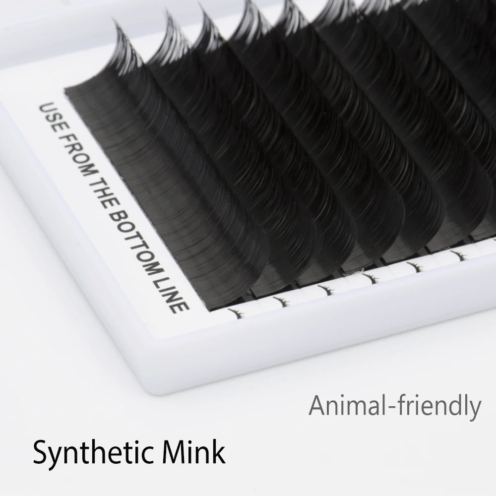 4cases J B C D 7mm~15mm high-quality eyelash extension mink.  eyelash extension