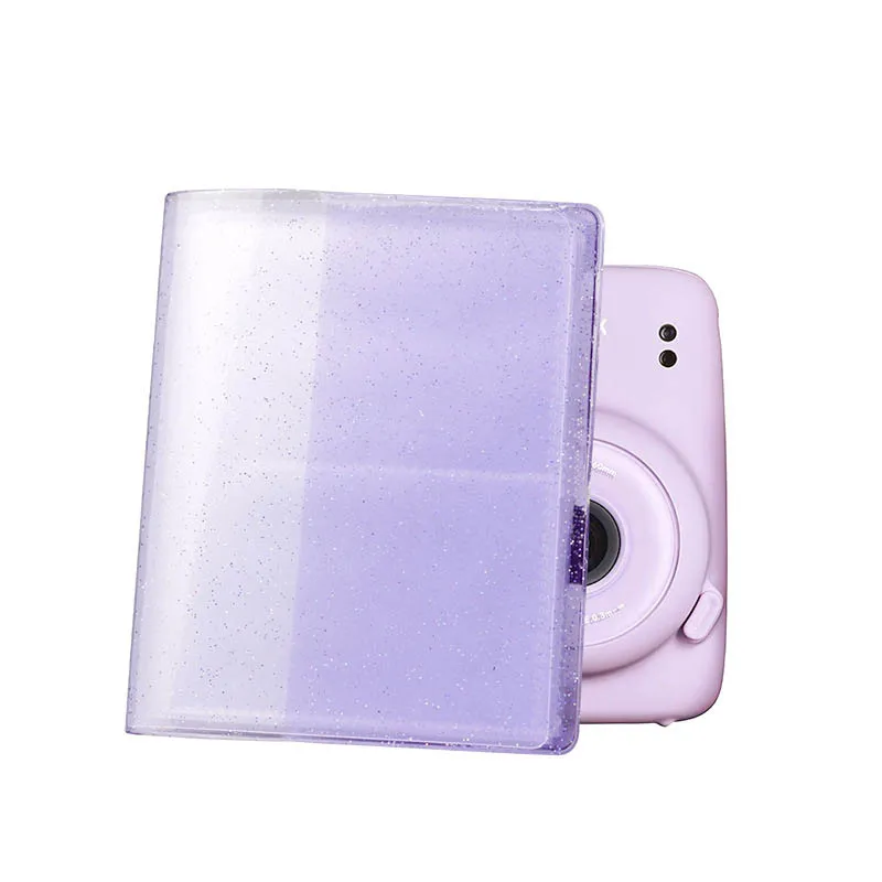 64 Pockets 3 Inch Instax Mini Photo Album Book for Fujifilm Instax Mini LiPlay 11 9 8 7s 90 70 Link Film Paper Name Card Holder