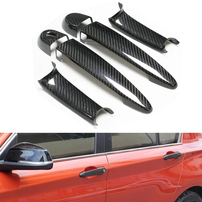 

Real Carbon Fiber Auto Outerside Car Door Handle Cover Trim for BMW 3 Series E90 E92 E93 F30 F35 2005-2015 GT F34 2012+ Styling