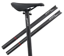 LITEPRO Seatpost fit for Brompton Bike Carbon Fiber 31.8mm * 580mm Bicycle Seat Post Folding Bike Seat Tube