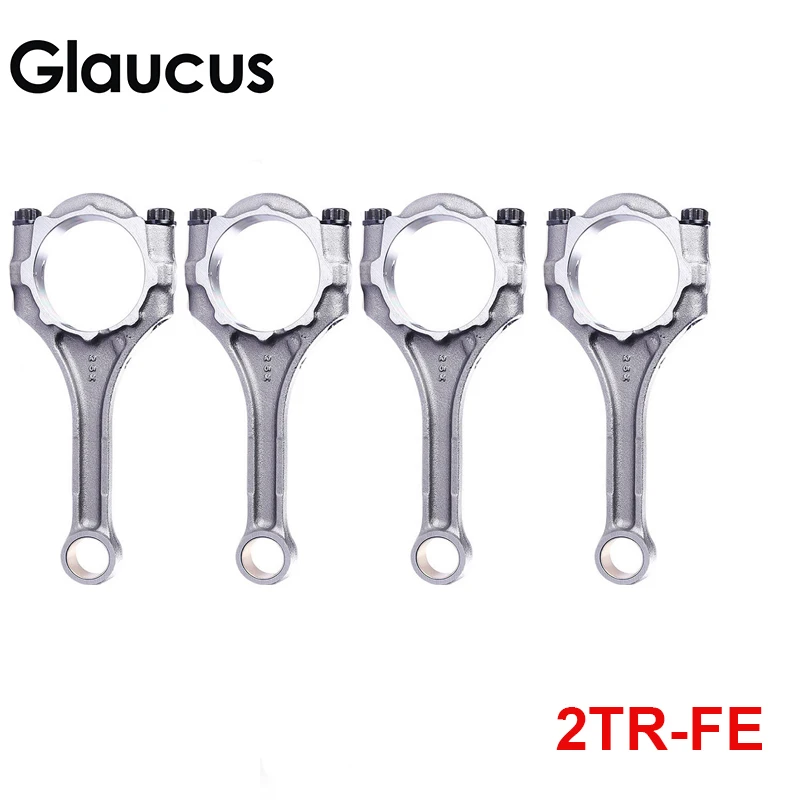 

4pcs 2TR 2TRFE engine connecting rod for Toyota TACOMA Hiace Hilux 4Runner Land cruiser prado 2.7L 2694CC 16V 04- 13201-0C020-83