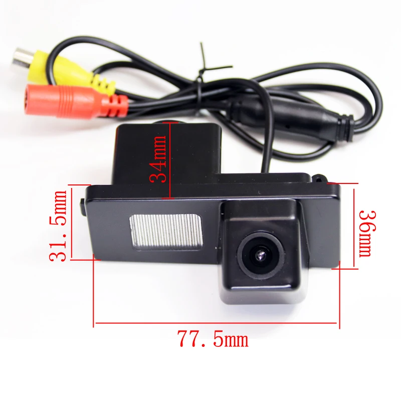 HD CCD Car Back Up Parking Rear View Reverse Camera For Ssangyong Rexton Kyron