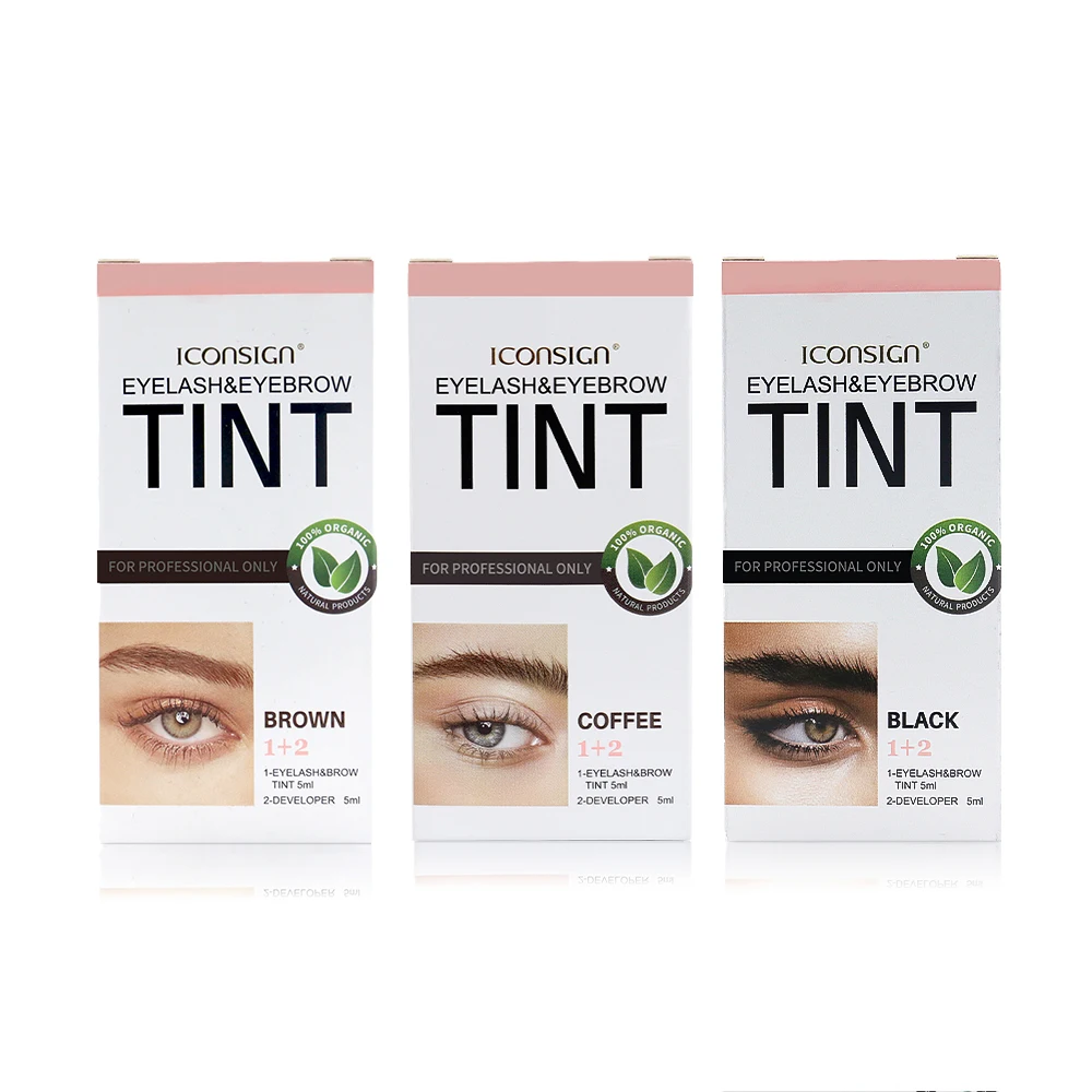 Dropshipping Eyelash Tint Eyebrow Dye Tint 15 mins Fast Lash Lift Waterproof Brow Enhancer Brow Lamination Eye Makeup Tools