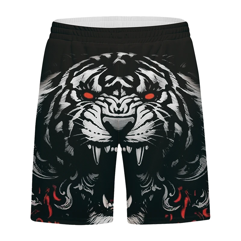 Sport Shorts Cody Lundin Compress Quick Dry Running Pants Light And Breathable Fabric Pants Tiger Wolf Design For Man's Outdoor