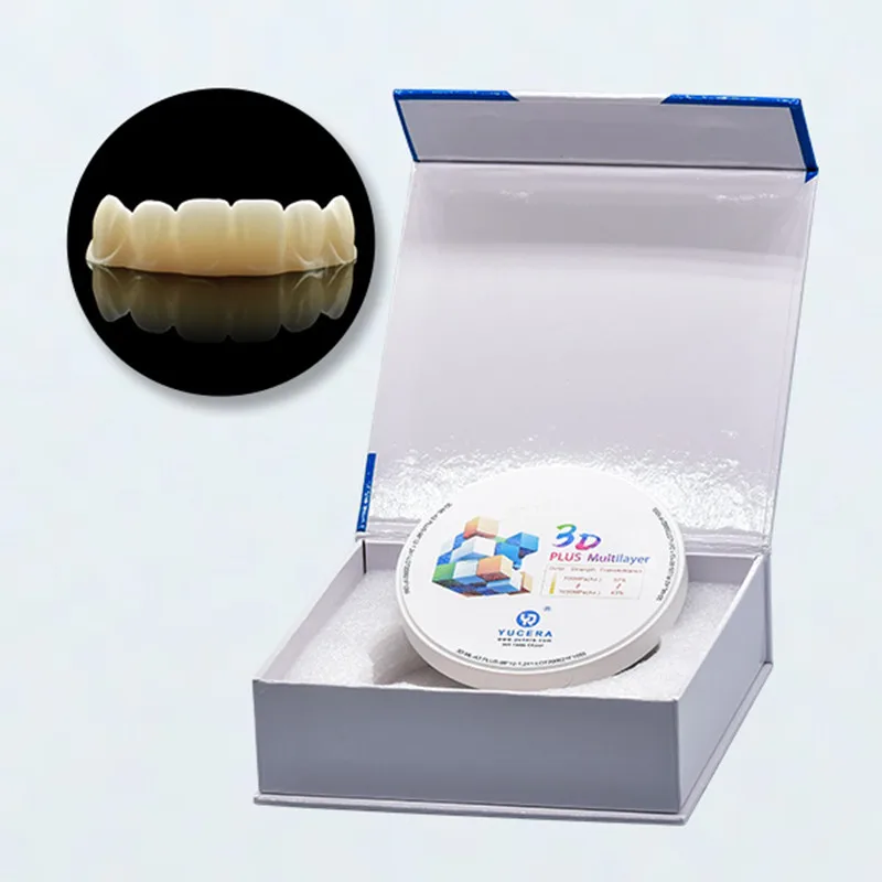 

Manufacturer 3d Multilayer Pro Dental Zirconia Block High Translucent Dental Zirconia Block Blank