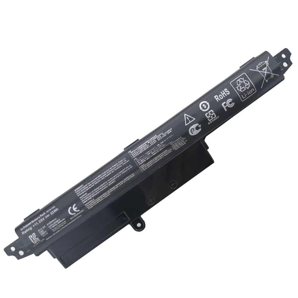 Baterai Laptop 33WH A31LM2H A31LM9H A31N1302 A3INI302 A3lNl302 untuk Notebook Asus VivoBook X200ca F200ca F200m F200ma Fit