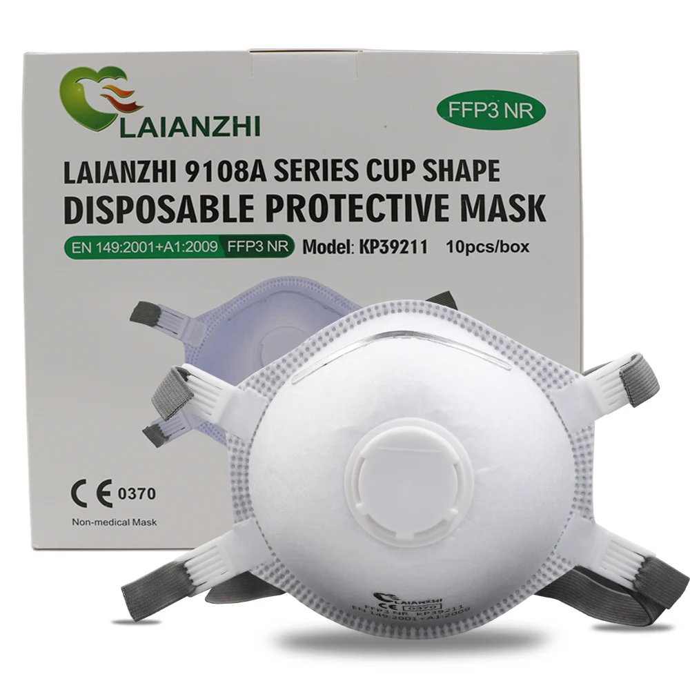 99% hygiene mask filte LAIANZHI FFP3 CE Cup type mask Air valve protective masks disposable pm2.5 masks harmful r Headwear mouth