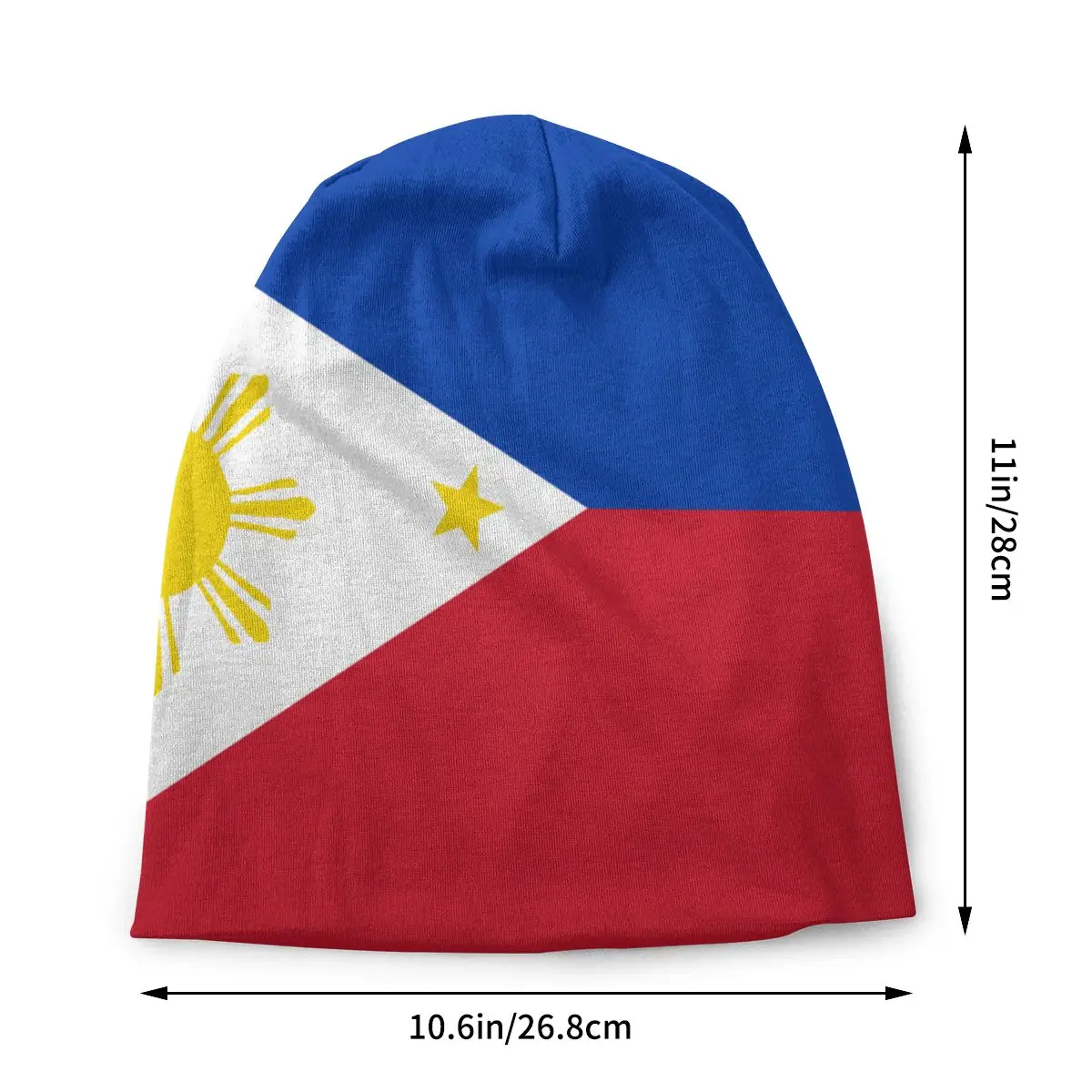 Philippines Flag Skullies Beanies Hat Fashion Autumn Winter Street Men Women Caps Adult Warm Multifunction Bonnet Knit Hat