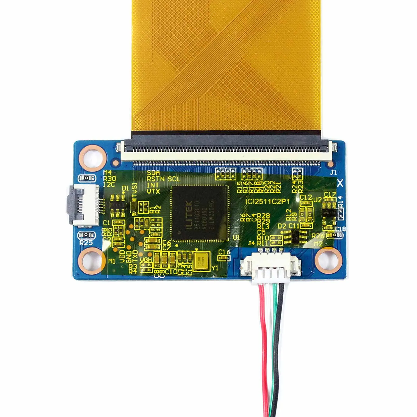 Panel Sentuh Kapasitif 13.3 Inci dengan Kartu Pengontrol USB Kompatibel dengan Layar LCD 13.3 Inci 1366X768 1920X1080 16:9