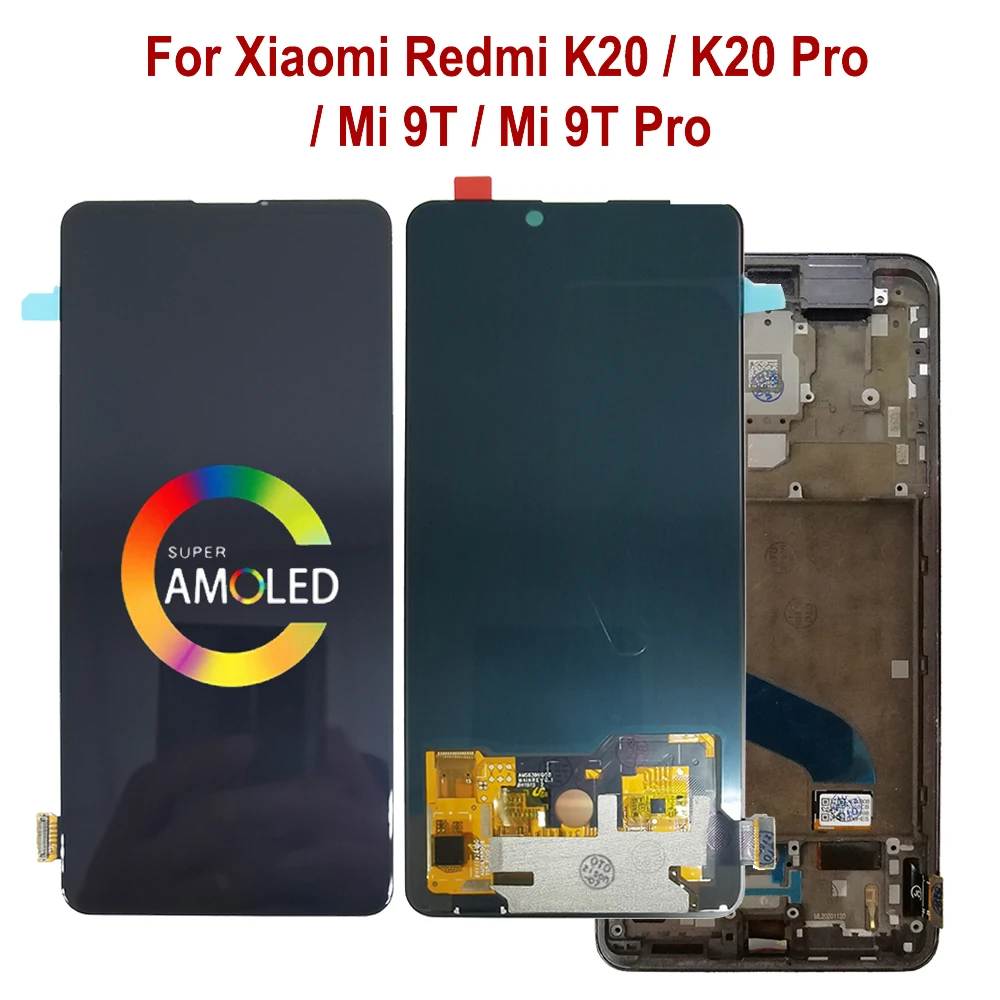 LCD With Frame For Xiaomi Mi 9T pro lcd Redmi K20 Pro Display Mi9T Redmi K20 Screen Touch Digitizer Assembly redmi k20pro LCDs