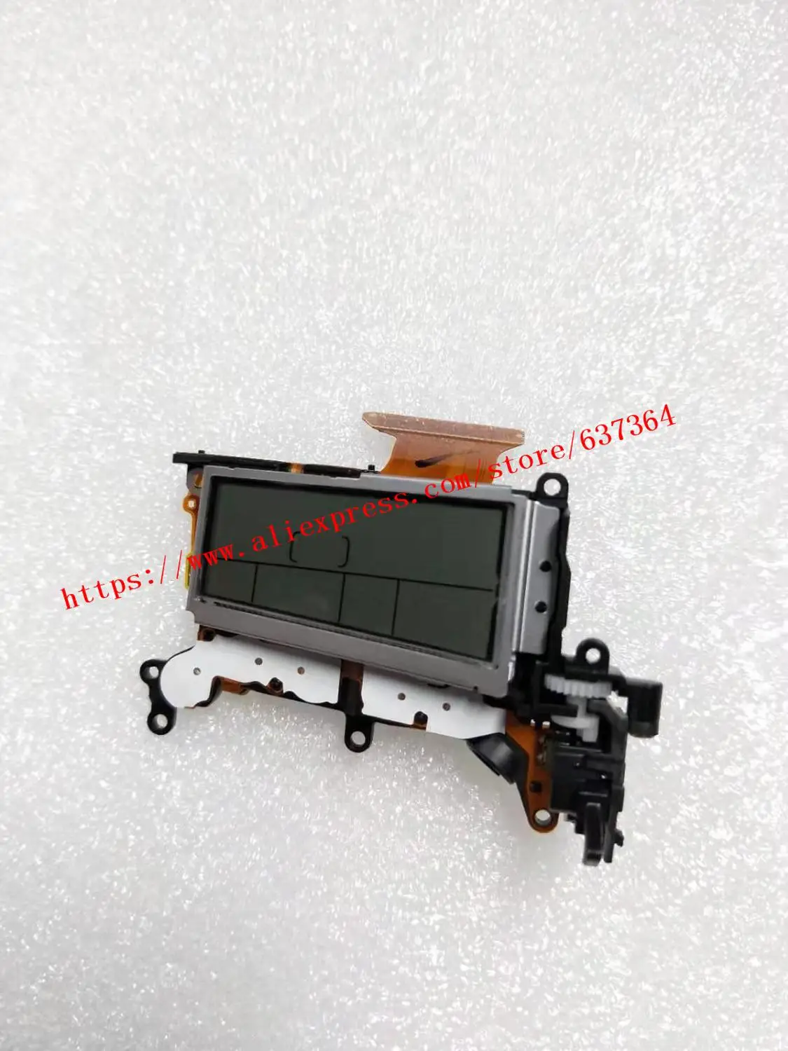 Top cover LCD assy with Shoulder screen and Push button switch Repair parts for Canon For EOS 80D