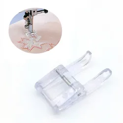 Snap On Clear Open Toe Embroidery Presser Feet P60794W for All Low Shank Singer Brother Babylock, Sewing Machines#832427103