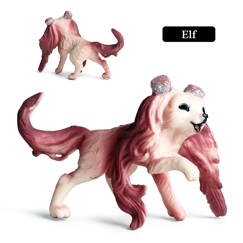 Oenux Original Echte Märchen Fliegen Pferd Simulation Tier Mythische Elfen Elf Pegasus Action-figuren Modell PVC Nette Kinder Spielzeug – Detail 7