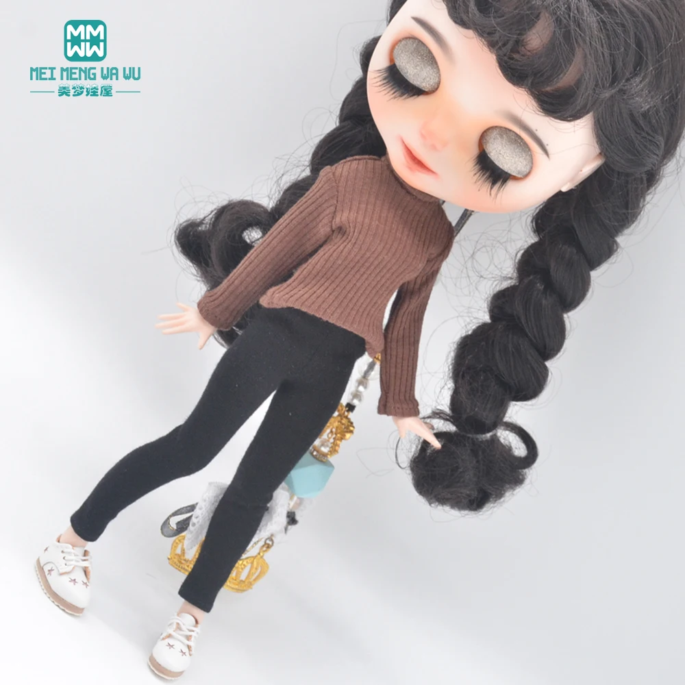 Passend für Blyth Azone OB22 OB24 Puppenkleidung und Zubehör, bonbonfarbener Rollkragenpullover, Leggings – Detail 21