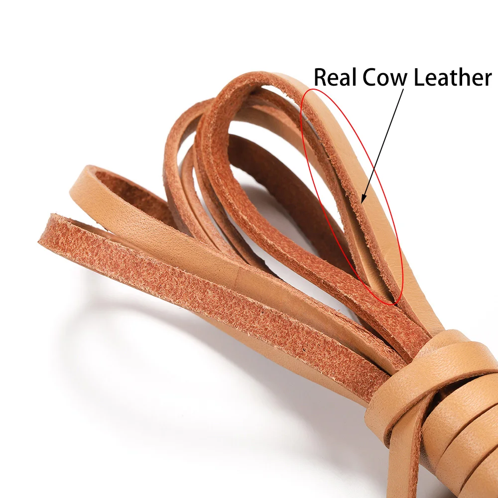 2/5 Meters Retro Genuine Leather Cord 1.5-10mm Round/Flat Strand Cow Leather Rope String Fit Necklace Bracelets DIY Jewelry Tool