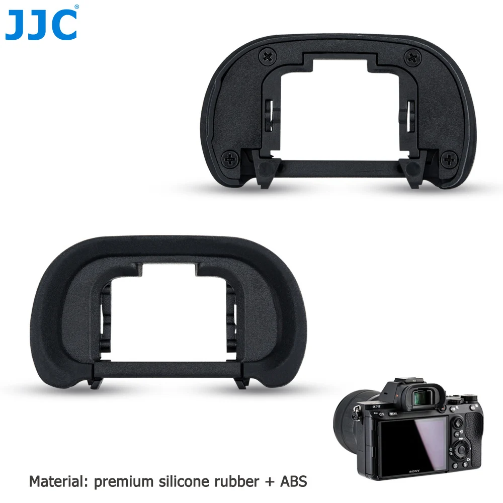 JJC-visor ocular de FDA-EP18 suave, accesorios para cámara Sony a7R4, a7R3, a7R2, a7III, a7S2, a7S, a99II